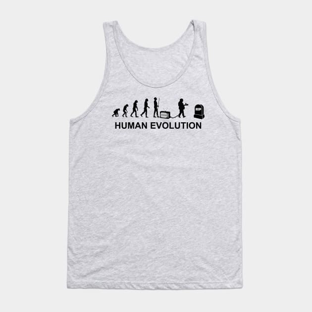 Human Evolution Tank Top by TheManyFaced